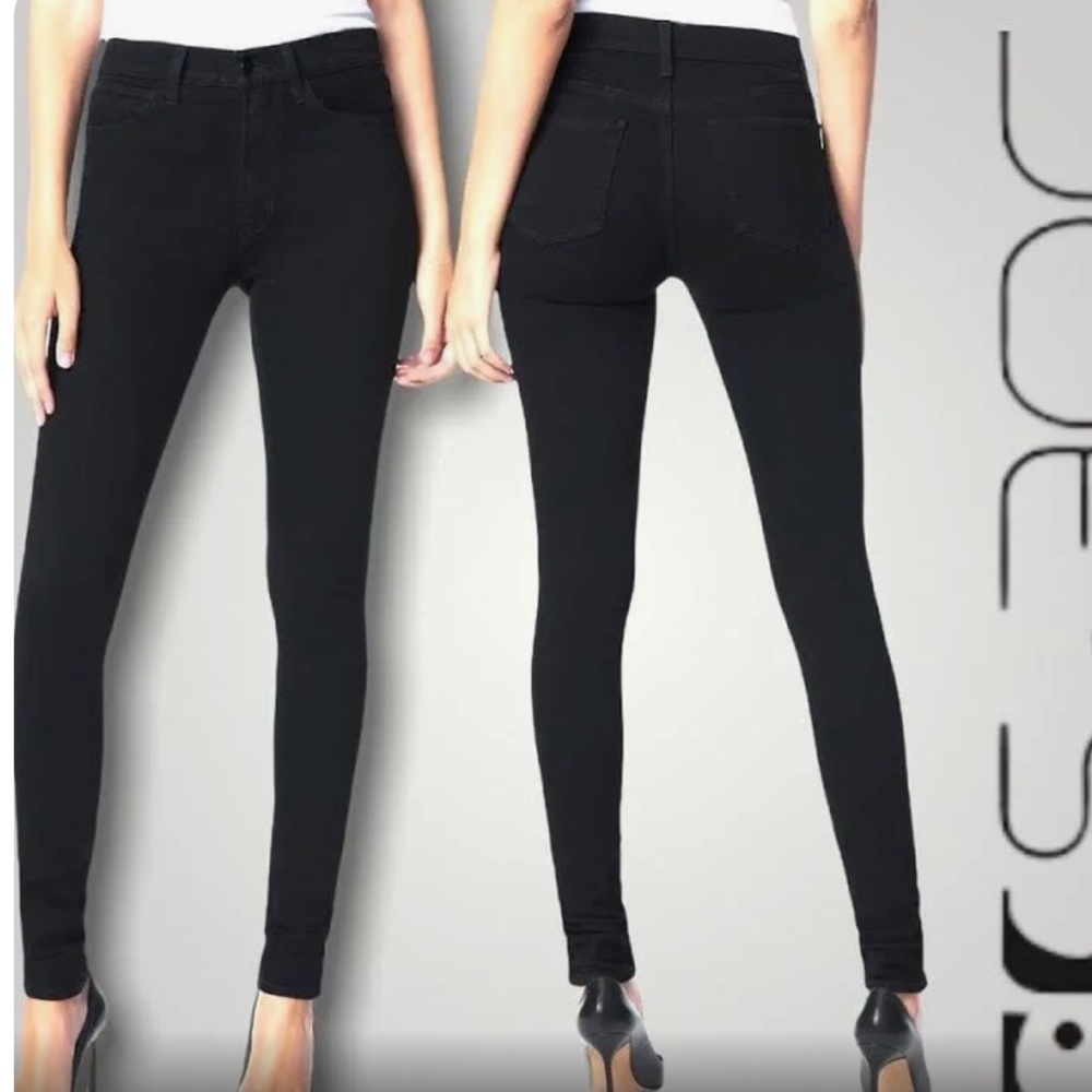 JOE’S THE HIGH WATER  BLACK - JETT  WOMENS SKINNY JEANS SIZE 32